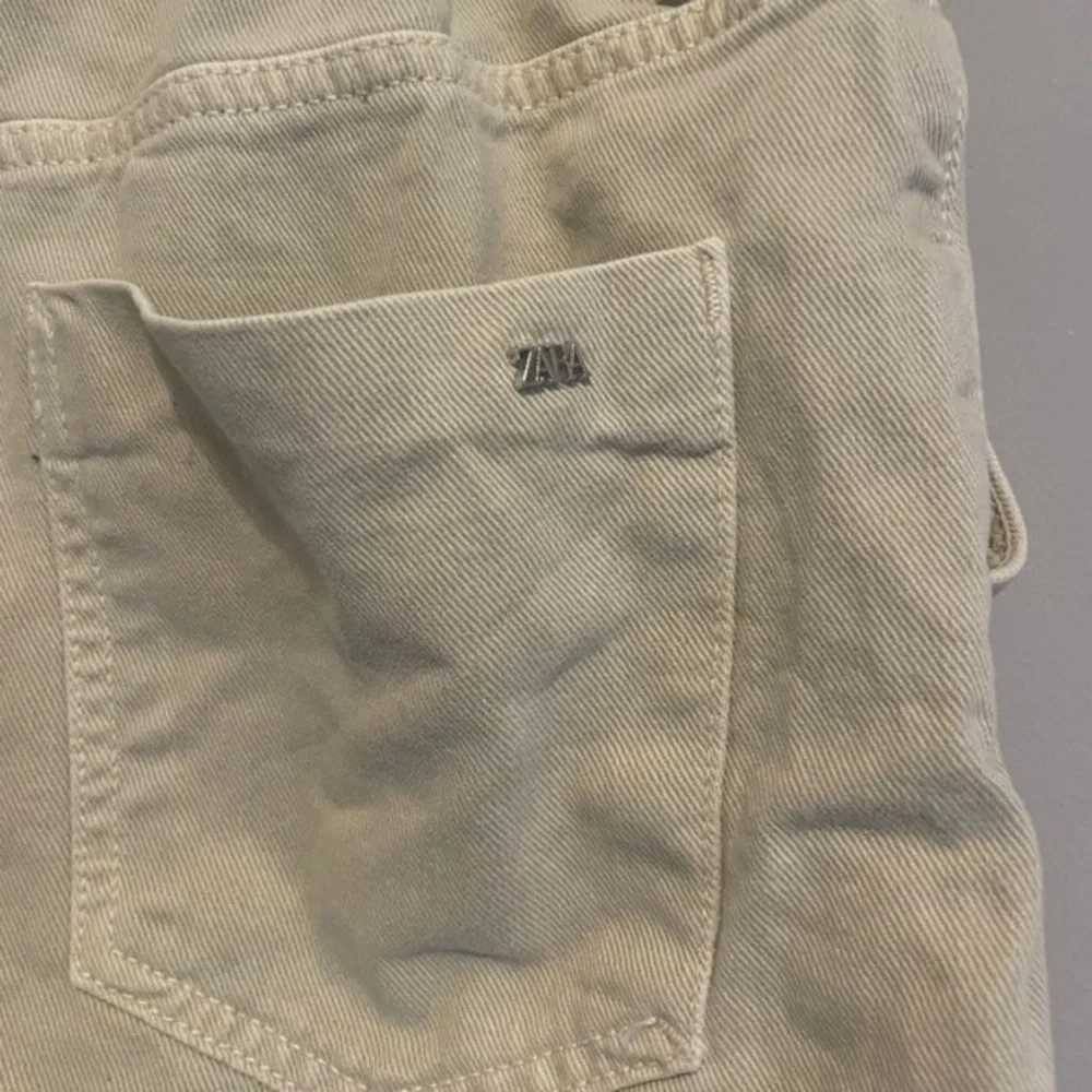Zara paper bag‎ khaki shorts size 4 - Picture 8 of 9